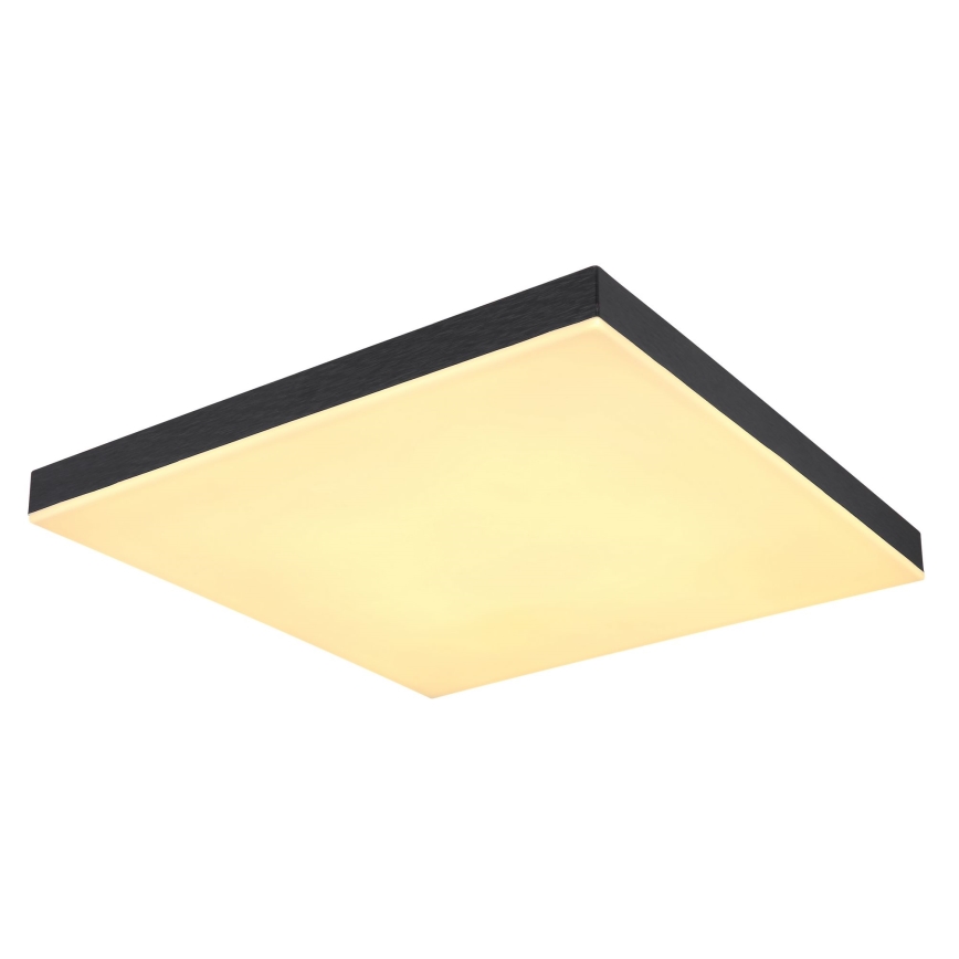 Globo - LED Prigušiva plafonjera LED/24W/230V 2700-6500K crno + Daljinski upravljač