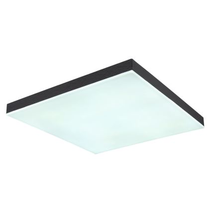 Globo - LED Prigušiva plafonjera LED/24W/230V 2700-6500K crno + Daljinski upravljač