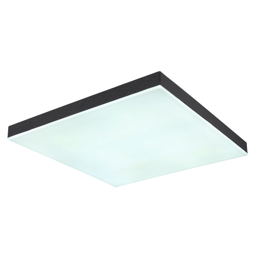 Globo - LED Prigušiva plafonjera LED/24W/230V 2700-6500K crno + Daljinski upravljač