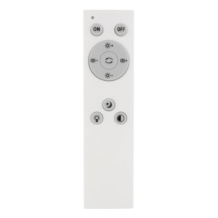 Globo - LED Prigušiva plafonjera LED/24W/230V 2700-6500K crno + Daljinski upravljač