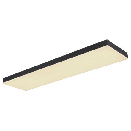 Globo - LED Prigušiva plafonjera LED/24W/230V 2700-6500K crno + Daljinski upravljač