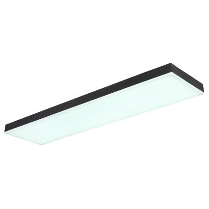 Globo - LED Prigušiva plafonjera LED/24W/230V 2700-6500K crno + Daljinski upravljač