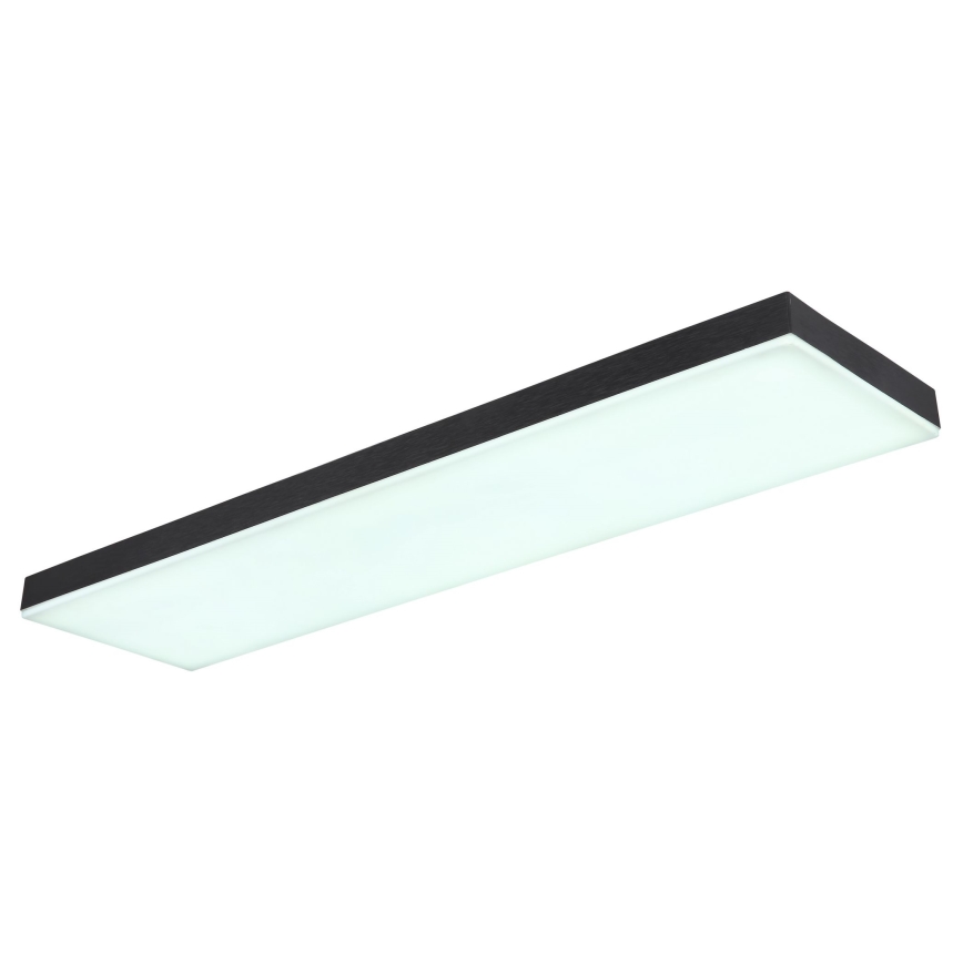 Globo - LED Prigušiva plafonjera LED/24W/230V 2700-6500K crno + Daljinski upravljač