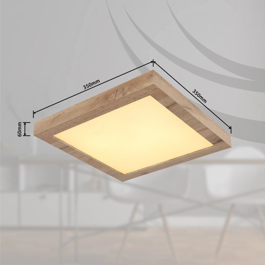 Globo - LED Plafonjera LED/16W/230V braon