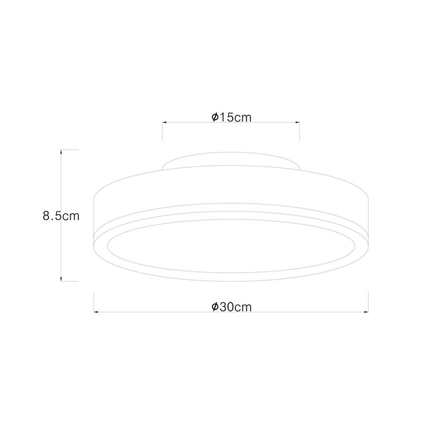 Globo - LED plafonsko svetlo 12W/230V, prečnika 30 cm