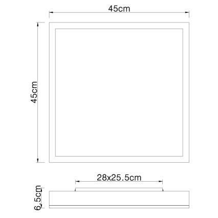 Globo - LED Plafonjera LED/24W/230V