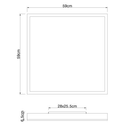 Globo - LED Plafonjera LED/36W/230V