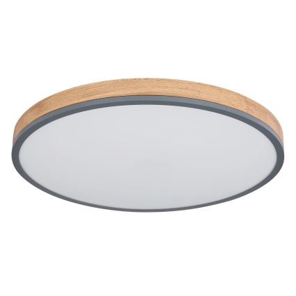 Globo - LED Prigušiva plafonjera LED/40W/230V 2700-6500K pr. 60 cm + Daljinski upravljač braon/sivo