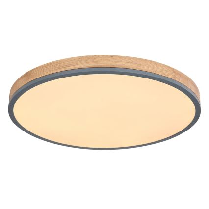 Globo - LED Prigušiva plafonjera LED/40W/230V 2700-6500K pr. 60 cm + Daljinski upravljač braon/sivo