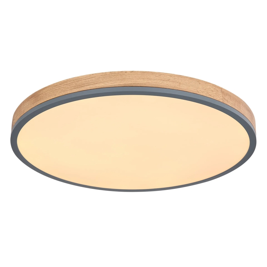 Globo - LED Prigušiva plafonjera LED/40W/230V 2700-6500K pr. 60 cm + Daljinski upravljač braon/sivo