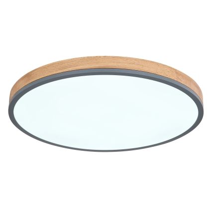 Globo - LED Prigušiva plafonjera LED/40W/230V 2700-6500K pr. 60 cm + Daljinski upravljač braon/sivo