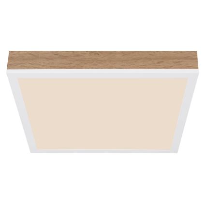 Globo - LED Plafonjera LED/12W/230V 30x30 cm braon