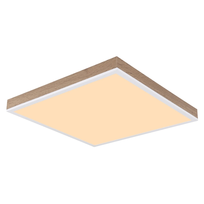 Globo - LED Prigušiva plafonjera LED/24W/230V 2700-6500K + Daljinski upravljač braon/bela