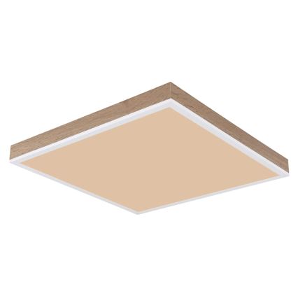 Globo - LED Prigušiva plafonjera LED/24W/230V 2700-6500K + Daljinski upravljač braon/bela