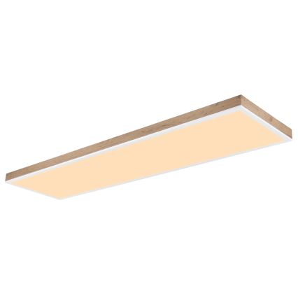 Globo - LED Prigušiva plafonjera LED/36W/230V 2700-6500K + Daljinski upravljač braon/bela