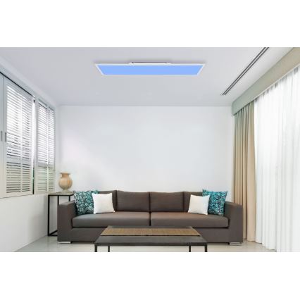 Globo - LED RGBW Prigušiva plafonjera LED/44W/230V Wi-Fi Tuya + Daljinski upravljač