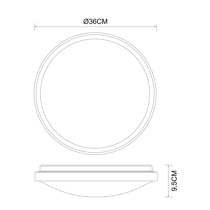 Globo - LED Plafonjera LED/18W/230V 3000/4000/6000K