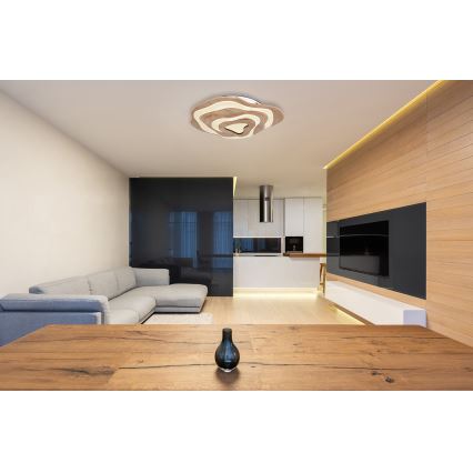 Globo - LED Prigušiva plafonjera LED/40W/230V 2700-6000K + Daljinski upravljač