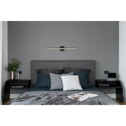 Globo - LED osvetljenje za kupatilsko ogledalo, LED/10W/230V, 60,8 cm, IP44, crna