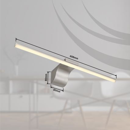 Globo - LED Rasveta za ogledalo u kupatilu LED/10W/230V 60,8 cm IP44 sjajni krom