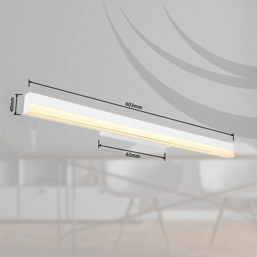 Globo - LED Zidna lampa LED/12W/230V 3000/6000K 60 cm bela