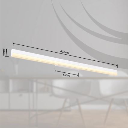 Globo - LED Zidna lampa LED/18W/230V 3000/6000K 80 cm bela