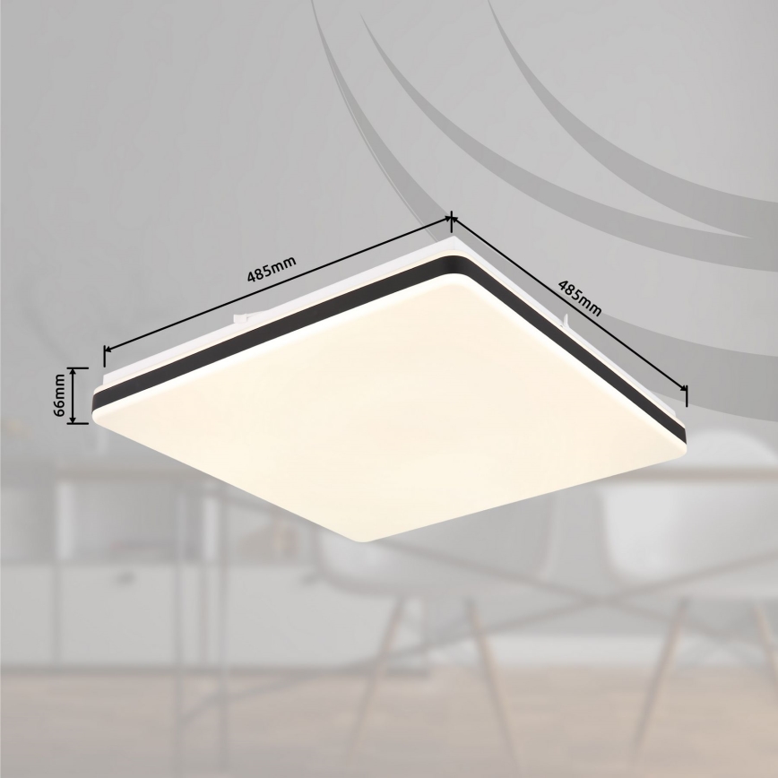 Globo - LED Prigušiva plafonjera LED/24W/230V 2700-6500K Wi-Fi Tuya + Daljinski upravljač