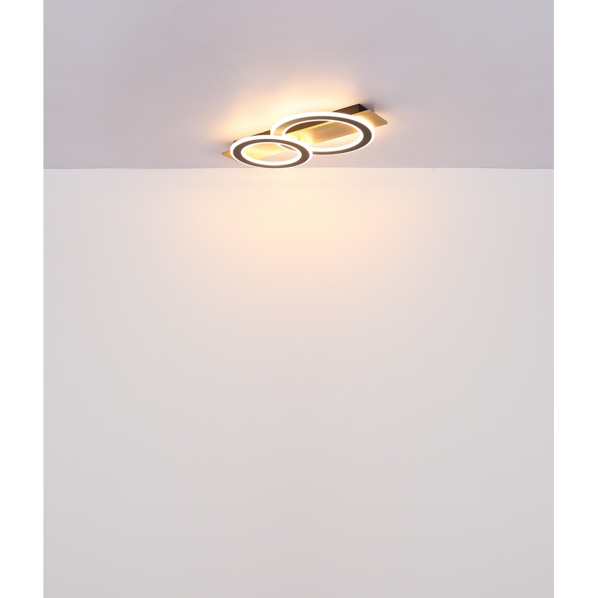 Globo - LED Plafonjera LED/40W/230V braon