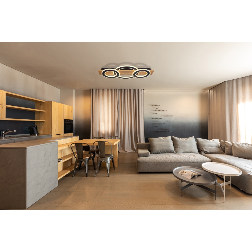 Globo - LED Plafonjera LED/50W/230V braon