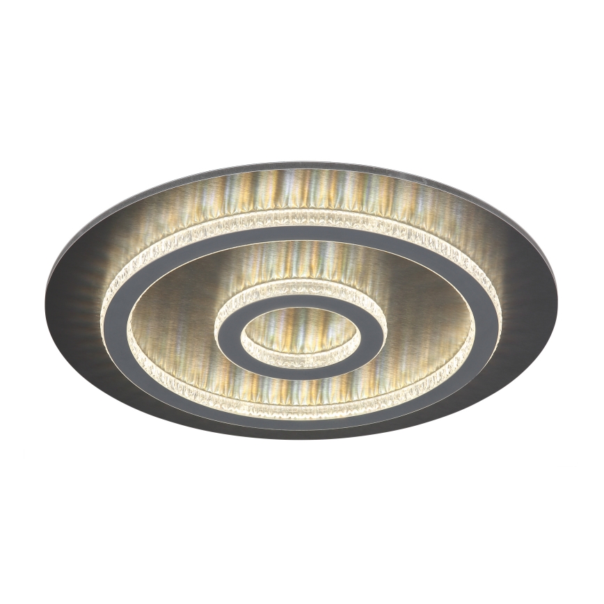 Globo - LED prigušiva stropna svetiljka LED/40W/230V 3000-6500K prečnik 45 cm antracit + daljinski upravljač