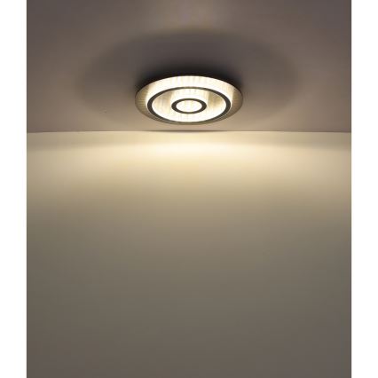 Globo - LED prigušiva stropna svetiljka LED/40W/230V 3000-6500K prečnik 45 cm antracit + daljinski upravljač