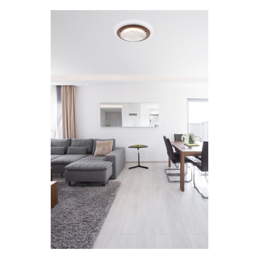 Globo - LED Kristalna plafonjera TABASCO LED/12W/230V