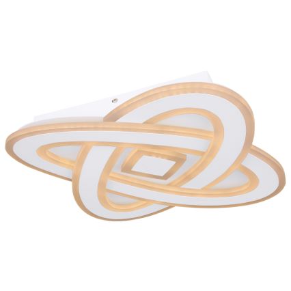 Globo - LED prigušiva stropna svetiljka LED/36W/230V 3000-6000K prečnik 50 cm bela + daljinski upravljač