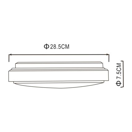 Globo - LED Plafonjera LED/18W/230V 3000K