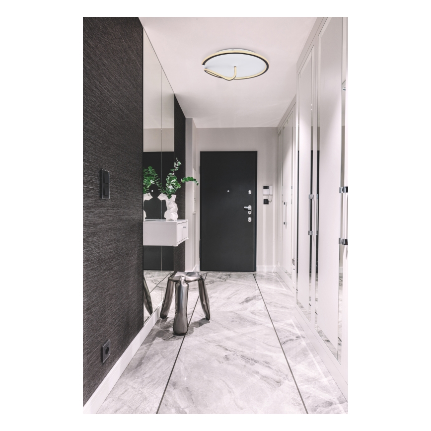 Globo - LED Prigušiva plafonjera RODAN LED/50W/230V 3000-6000K + Daljinski upravljač
