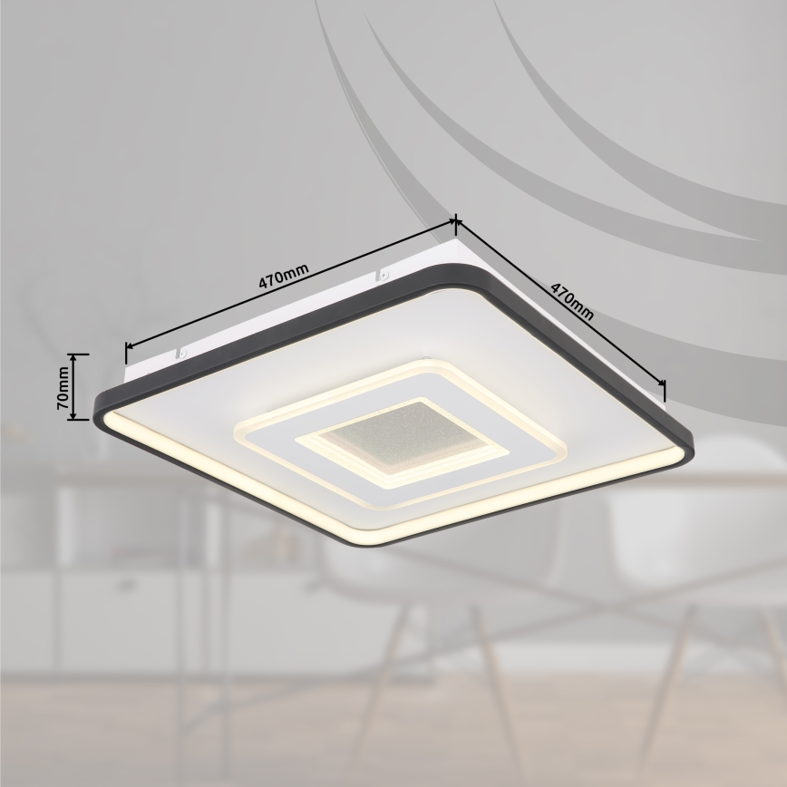 Globo - LED Prigušiva plafonjera LED/36W/230V 2700-6000K + Daljinski upravljač