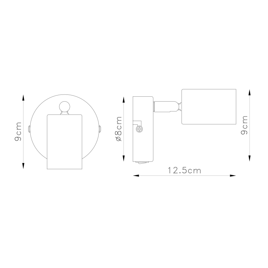 Globo - Zidna reflektorska lampa 1xE27/60W/230V