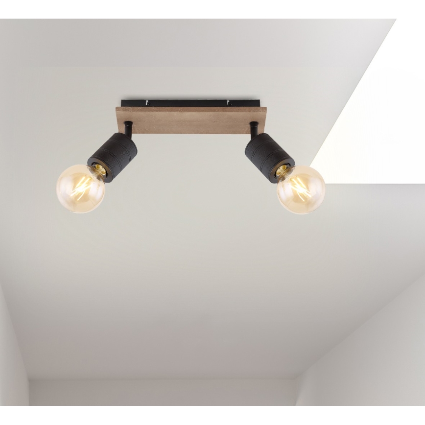 Globo - Reflektorska lampa 2xE27/60W/230V topola