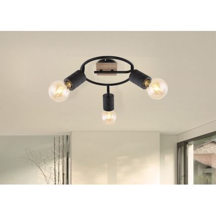 Globo - Reflektorska lampa 3xE27/60W/230V topola