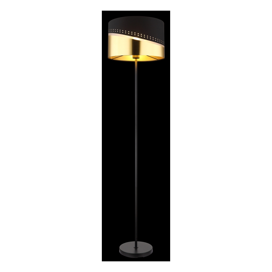 Globo - Podna lampa 1xE27/60W/230V pr. 35 cm crno/zlatna