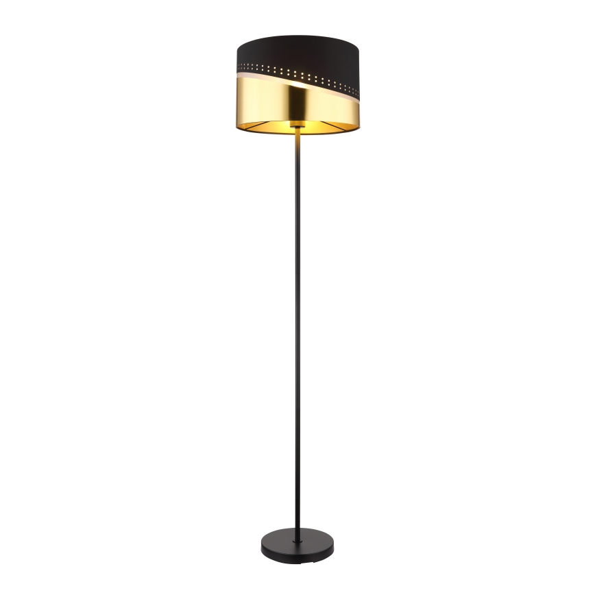 Globo - Podna lampa 1xE27/60W/230V pr. 35 cm crno/zlatna