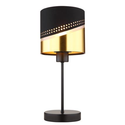 Globo - Stona lampa 1xE27/40W/230V pr. 16 cm crno/zlatna