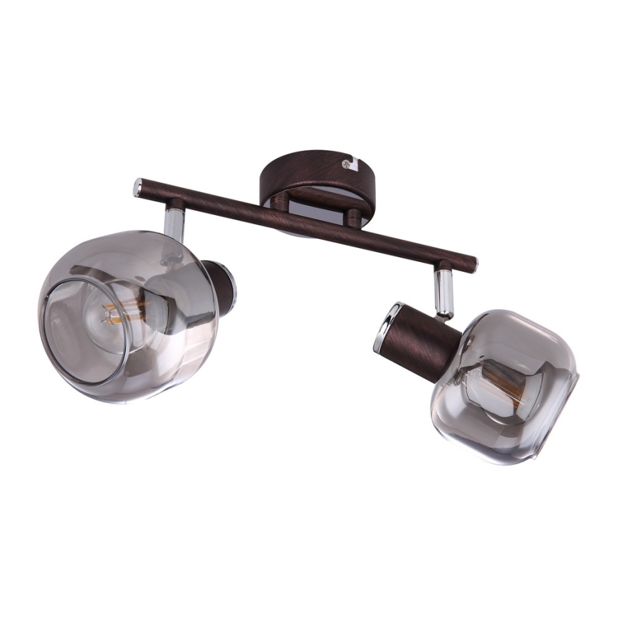 Globo 54303-2 - Plafonjera PALLO 2xE14/40W/230V