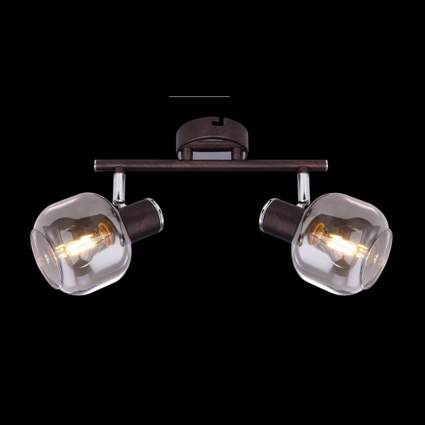 Globo 54303-2 - Plafonjera PALLO 2xE14/40W/230V