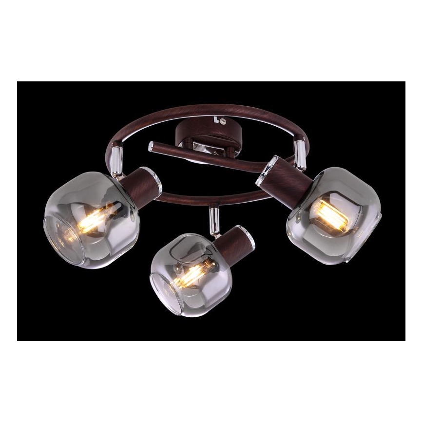 Globo 54303-3 - Plafonjera PALLO 3xE14/40W/230V