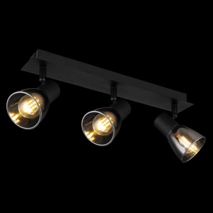 Globo - Reflektorska lampa 3xE14/40W/230V crno