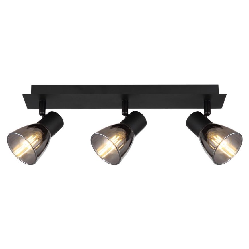 Globo - Reflektorska lampa 3xE14/40W/230V crno