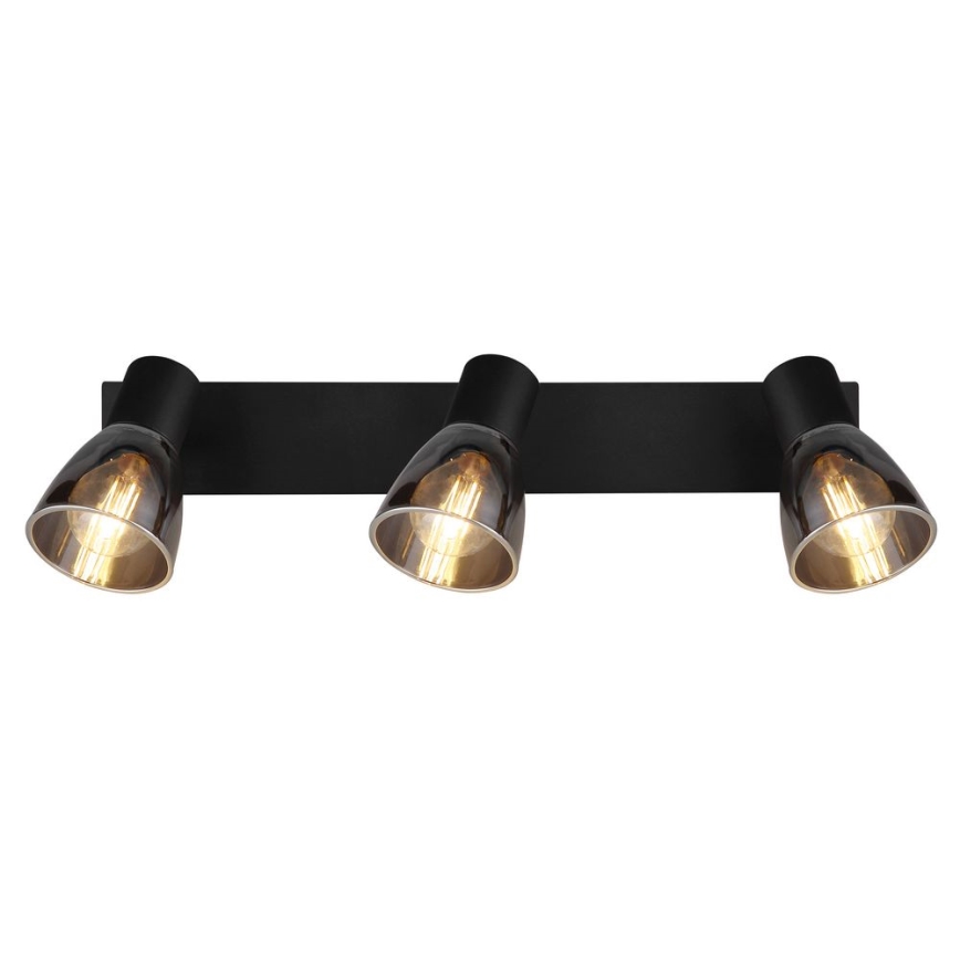 Globo - Reflektorska lampa 3xE14/40W/230V crno