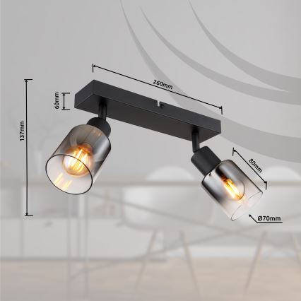 Globo - Reflektorska lampa 2xE14/40W/230V