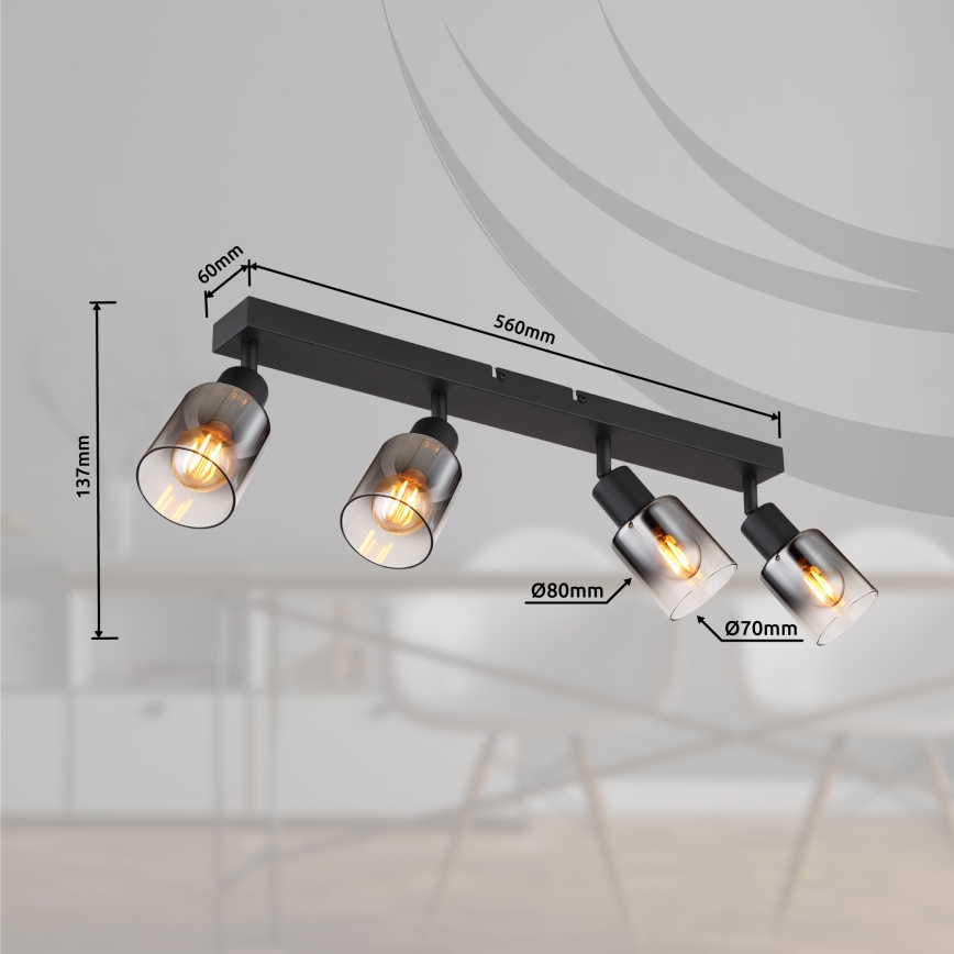 Globo - Reflektorska lampa 4xE14/40W/230V